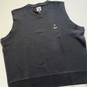 Faconnable Navy Golf Sweater Vest